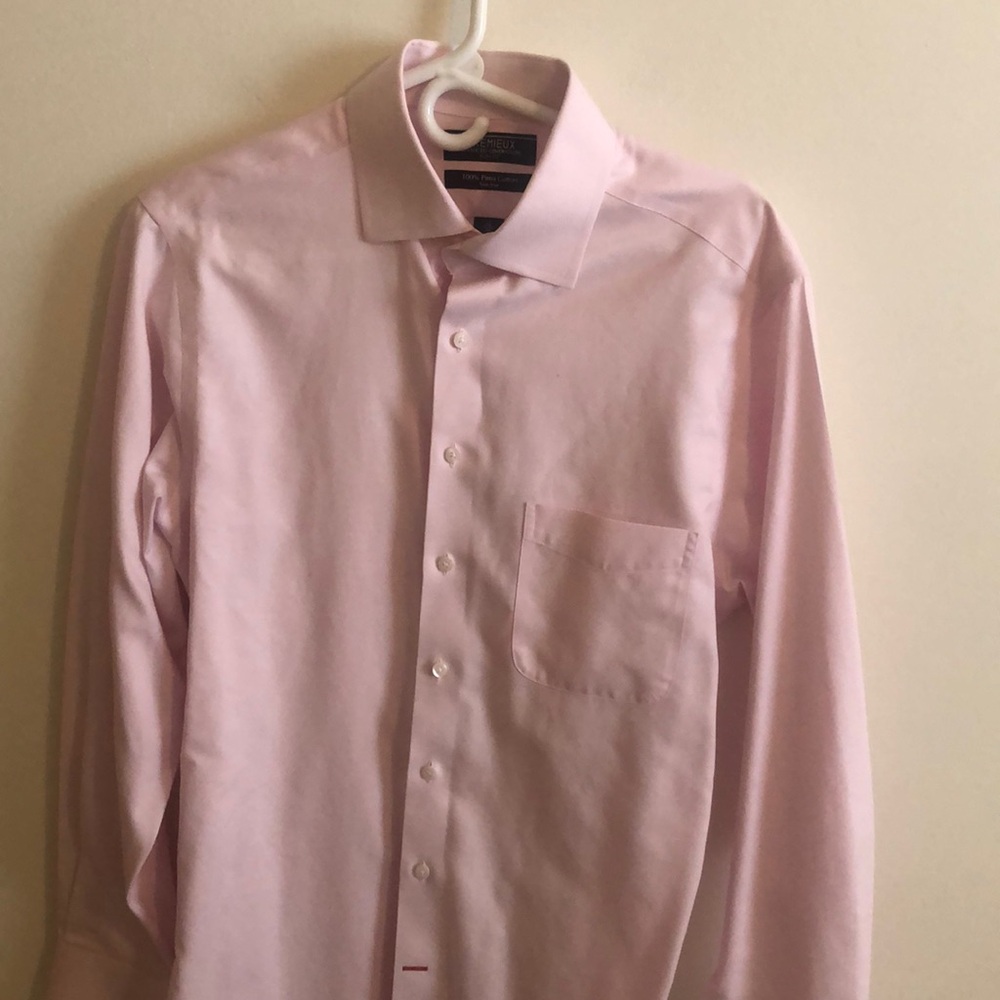 Men’s Cremieux Designer Dress Button Down Shirt Medium (M)
